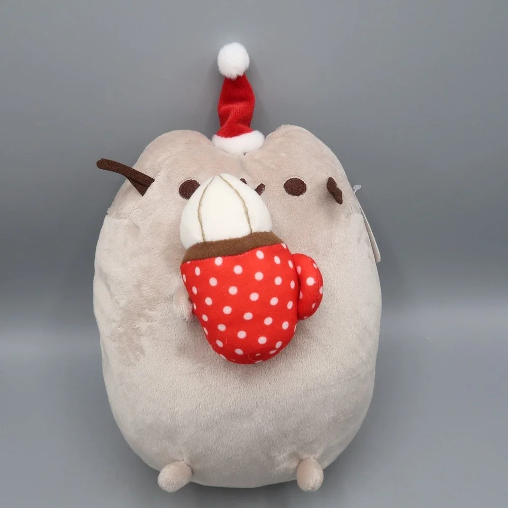 GUND Pusheen Hot Cocoa xmas Stuffed Animal Cat Plush 10